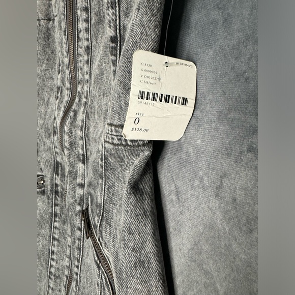 Free People Denim Dress NWT SZ 0 - Picture 7 of 8